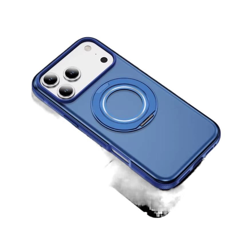 BB غطاء MagSafe بAcrylic لـ iPhone 16 / 16 Plus / 16 Pro / 16 Pro Max مع مقاوم للصدمات وحماية من السقوط مع مقاوم للصدمات مع حامل قائم مع مغناطيس قوي باللون رمادي مغناطيسي بوظيفة حامل. - Image 4