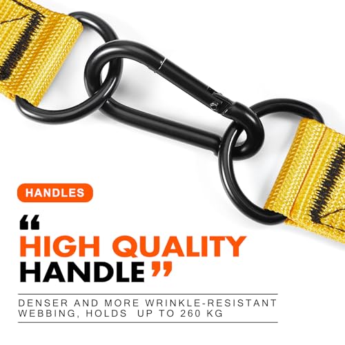 HPYGN Exercise Handles, D Handle Cable Attachment, Grip Attachments for Cable Machine Pulleys, Resistance Bands and Strength Trainers, Pull Down Exercise Accessories, Home Gym Exercise Machine Attachments - Image 5