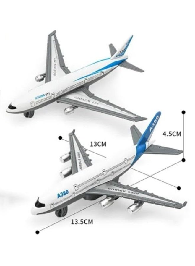 Toys Die Cast Metal Airplane Toy, Miniature Plane Metal Pull Back Airpalne Jets Action, Diecast Air Plane Collectible Airpalne Models | Pull Back Alloy Kids Airplanes 2+yrs Boys and Girls - Image 3