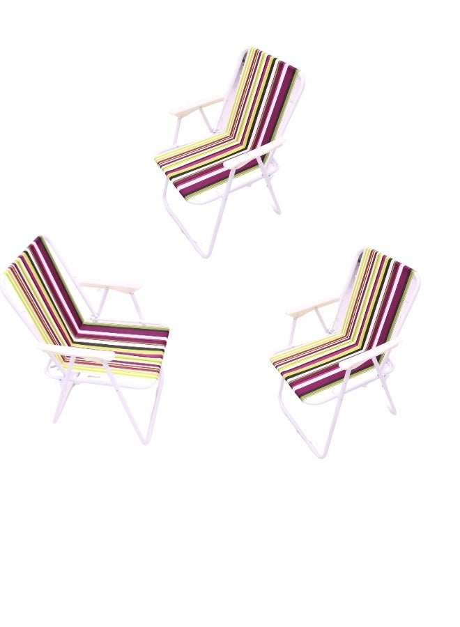 سمارت هوم طقم كراسي تخييم يتكون من 2 كرسي قابلة للطي ، مقعد رحلات ،كرسي رياضي، كرسي خارجي وكرسي حديقة - Image 2