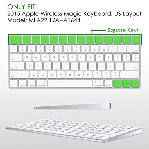 Allinside Transparent Cover for Apple Magic Keyboard (MLA22LL/A) with US Layout - Image 2