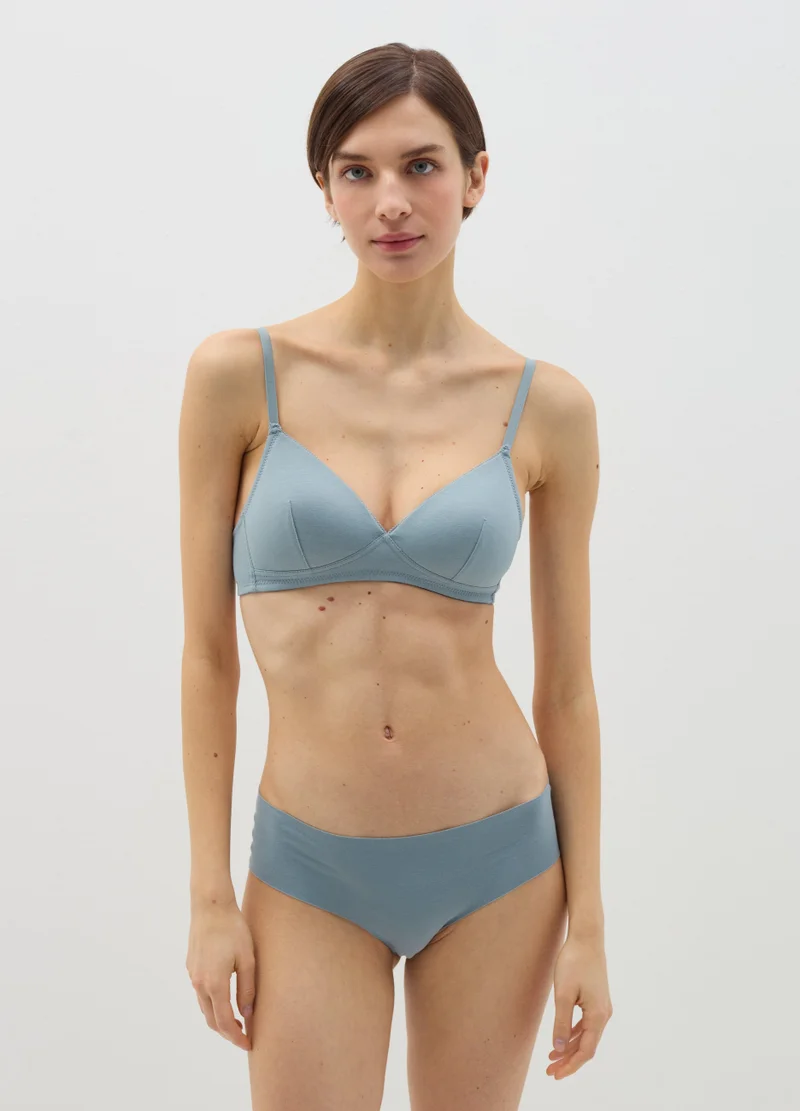 او في اس حمالة صدر أوفس المثلث شبه مبطنة