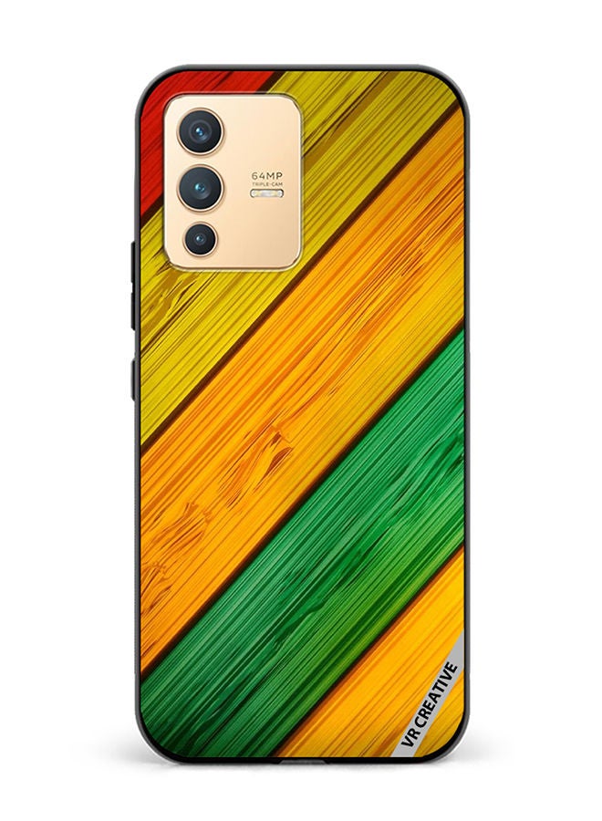 VR CREATIVE Protective Case Cover For Vivo V23 5G Texture Design Multicolour - Image 1