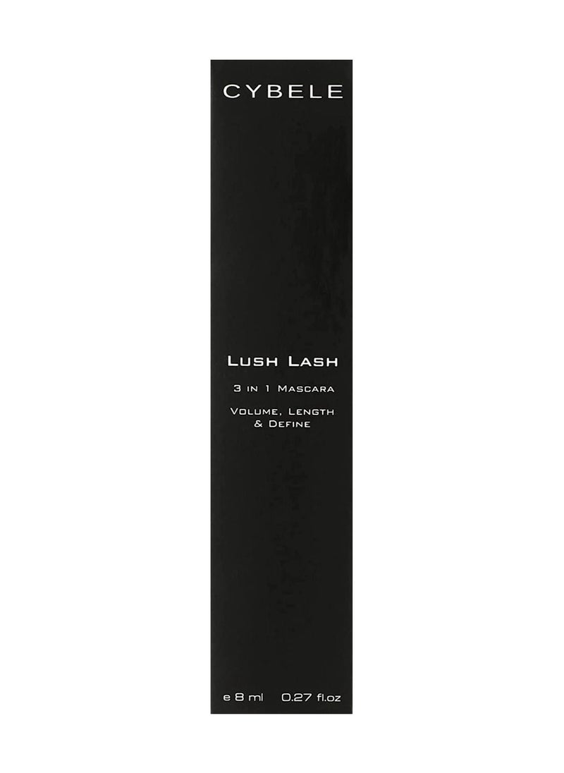 CYBELE - Cybele Lush Lash Mascara 3X1 Volume , Length , Define - Image 1