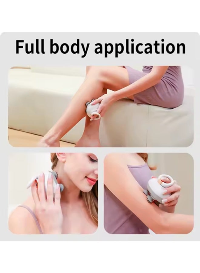 ZEXREL Rechargeable Electric Hair Scalp Massager – 4 Speed Modes, Portable Handheld Head Kneading Massager for Hair Growth, Deep Scalp Clean & Full Body Pain Relief - Image 2