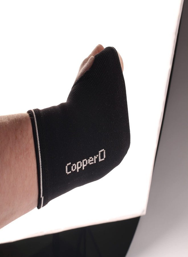 BambooMN Copper D 1 Pair Black Copper Rayon from Bamboo Copper Compression Gloves - Image 4