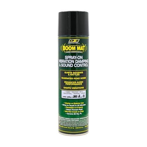 Design Engineering DEI Boom Mat Damping Spray | Spray-On Sound Deadener for Cars | Eliminate Road Noise | Dampen Vibrations | Enhance Car Audio | Covers 20 Sq Ft - Image 1