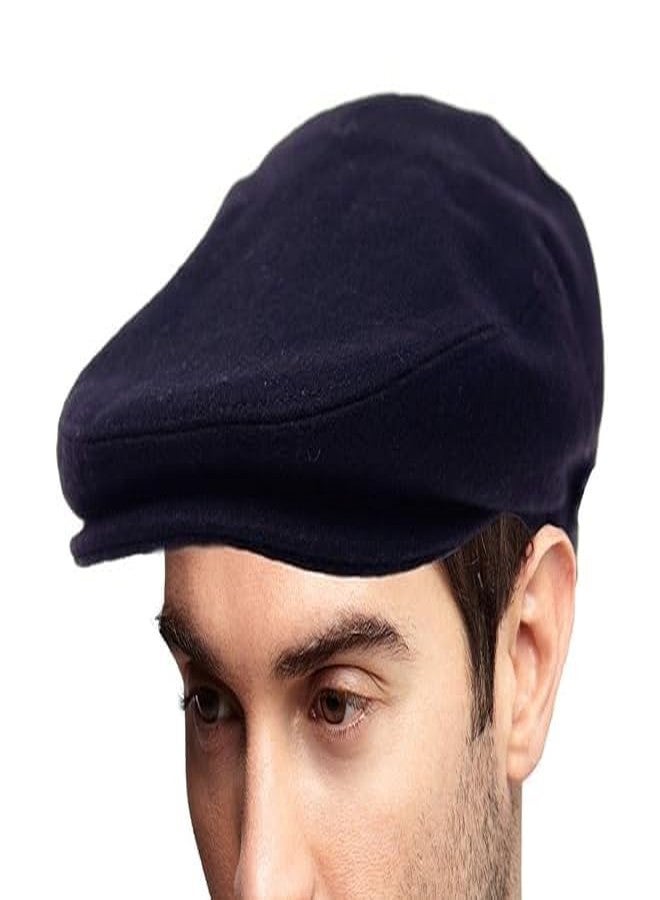 ATABZ Black Golf Flat Cap for Men Newsboy Hat Cap for Men French Style - Image 3