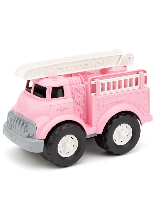 Green Toys Green Toys Fire Truck Pink CB2  - Image 1