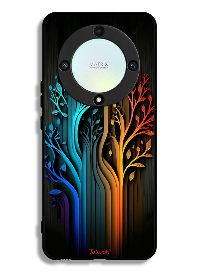 Tolwak Honor X9a Protective Case Cover Tree Leaves Art - Image 1