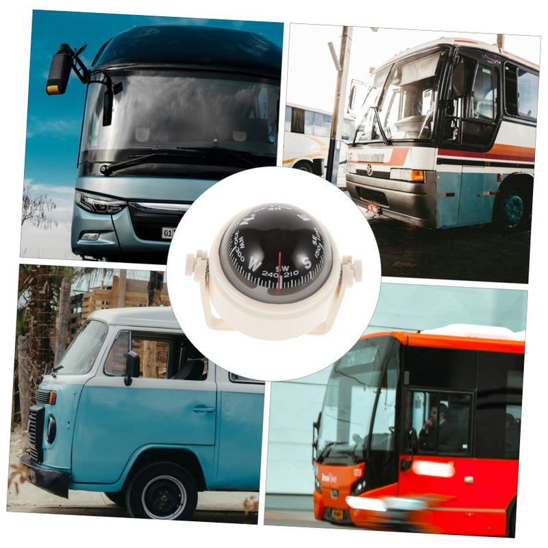 بلاك كار كومباس - أداة دقيقة للتنقل في لوحة القيادة للسيارات والشاحنات والقوارب لتوجيه الاتجاه - Image 4