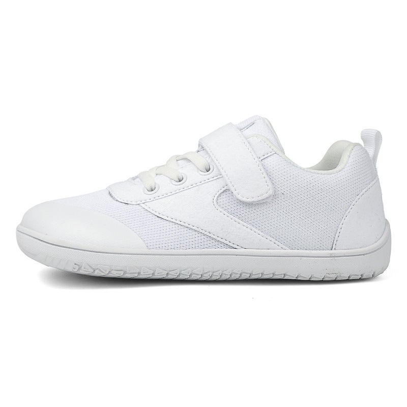 New Soft Bottom Barefoot Wide-Toe Children'S Shoes For Boys Lightweight Breathable Sneaker Contrast Color Velcro Non-Slip Flat Casual - Image 4