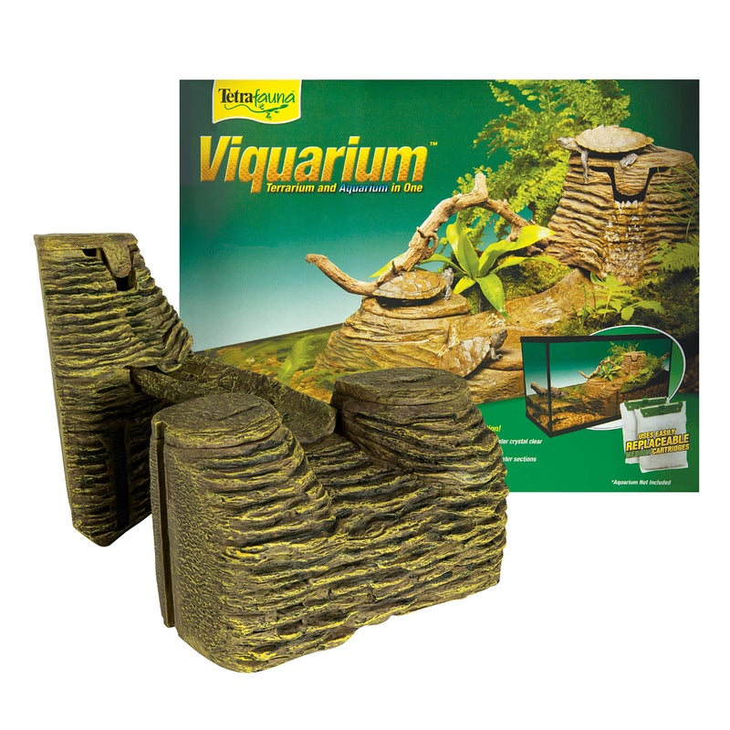 TetraFauna Viqaquarium, All-In-One Terrarium And aquarium, Ideal For Aquatic Reptiles And Amphibians - Image 5