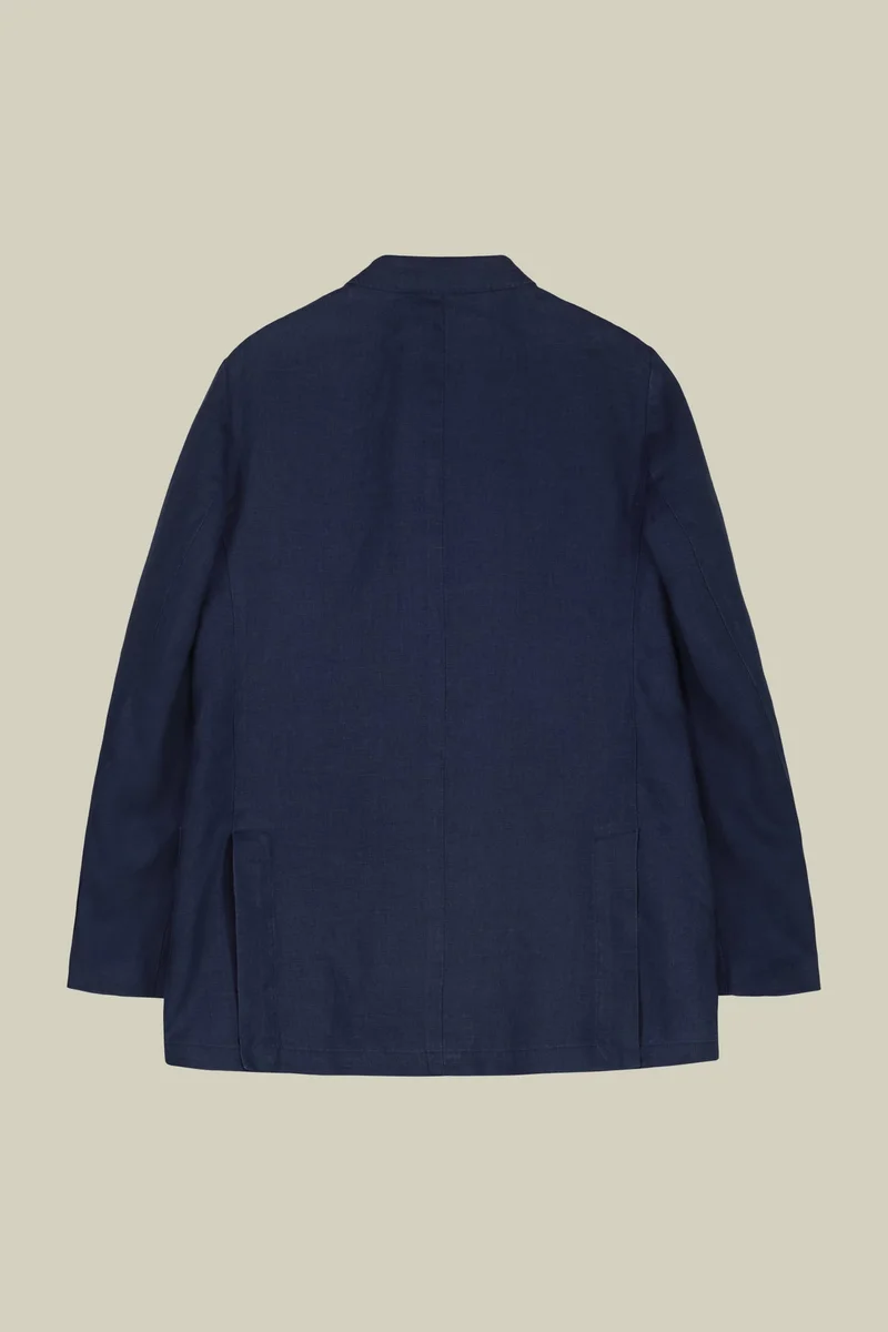 Doppelganger  Men's pure linen unlined double-breasted - Denim for Men | Best Price UAE