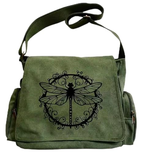 CHICGLOW Personalized Pattern Messenger Bag Cute Canvas Crossbody Bags Women/Men Shoulder Handbags Hobo Purses with Pockets - Image 1