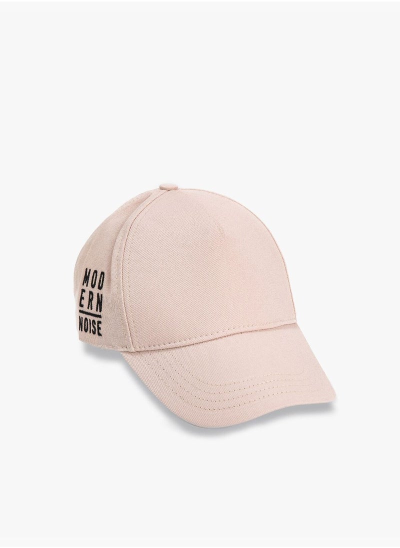 KOTON Embroidered Cotton Hat  - Image 1