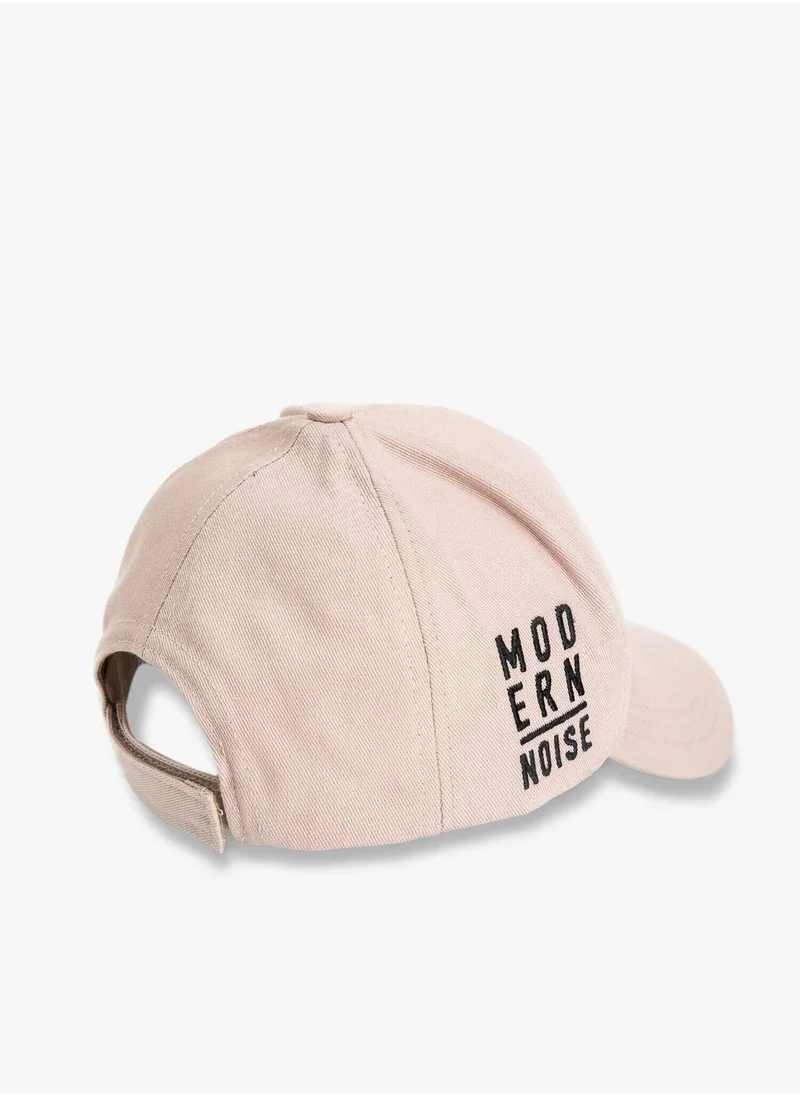 KOTON Embroidered Cotton Hat