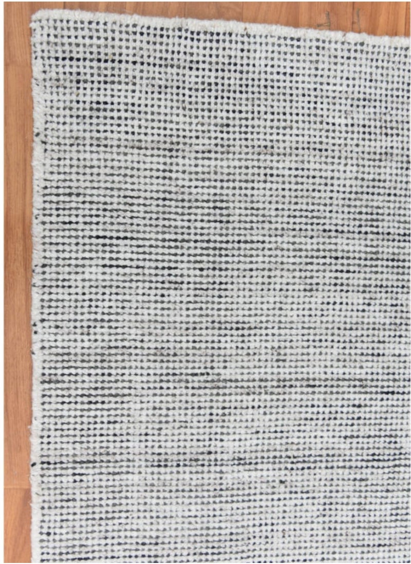 AURUM HOME AH065B Hand Loom Modern Carpets & Area Rug Indoor Living Dining Bedroom Room and Gallery Area Rugs Loop & Cut Pile Wool, Rectangle  - Image 3