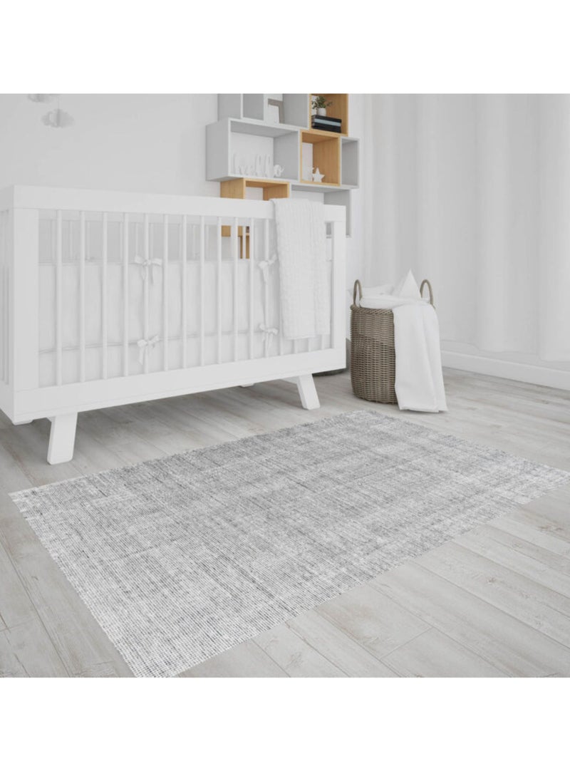 AURUM HOME AH065B Hand Loom Modern Carpets & Area Rug Indoor Living Dining Bedroom Room and Gallery Area Rugs Loop & Cut Pile Wool, Rectangle  - Image 5