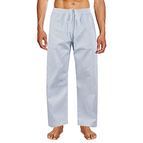 ChoCho Track Adult Karate Trousers Martial Arts Student Karate Suit GI Aikido Pant Kung Fu (White, 4/170cm) - Image 2