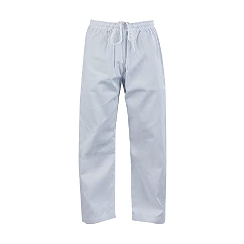 ChoCho Track Adult Karate Trousers Martial Arts Student Karate Suit GI Aikido Pant Kung Fu (White, 4/170cm) - Image 1