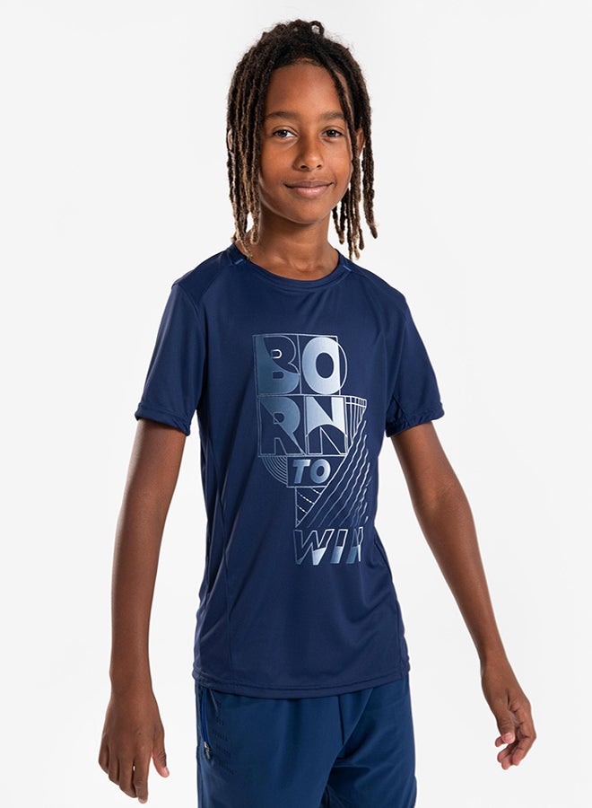DECATHLON Kids' Breathable Running T-Shirt KIPRUN Dry+ 500- / - Image 1