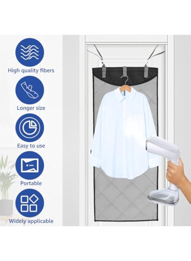 Arabest Over The Door Clothes Steamer Pad,45 ×19 inch Heat-resistant Over The Door Press Steam Pad,Vertical Hanging Over Door Clothes Steamer Pad for Clothes Steaming - Image 2