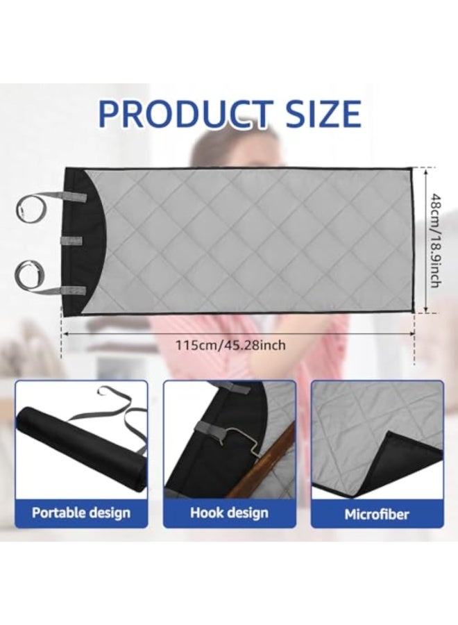 Arabest Over The Door Clothes Steamer Pad,45 ×19 inch Heat-resistant Over The Door Press Steam Pad,Vertical Hanging Over Door Clothes Steamer Pad for Clothes Steaming - Image 3