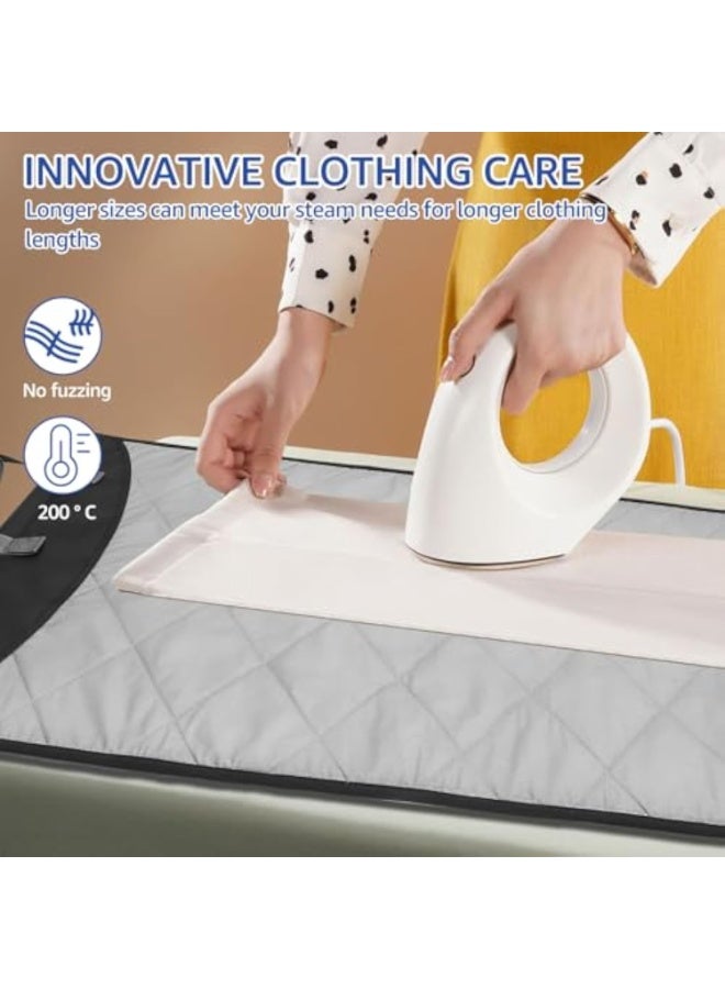 Arabest Over The Door Clothes Steamer Pad,45 ×19 inch Heat-resistant Over The Door Press Steam Pad,Vertical Hanging Over Door Clothes Steamer Pad for Clothes Steaming - Image 5