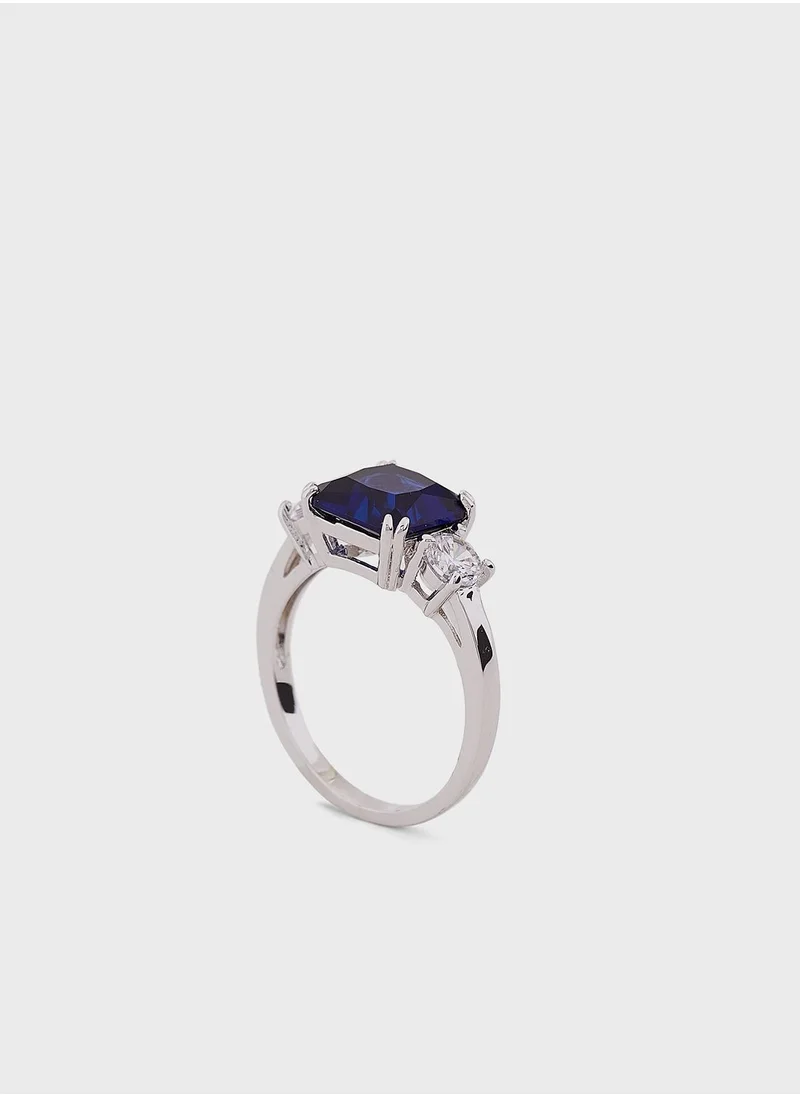 BUCKLEY LONDON Sapphire Cushion Meghan Ring