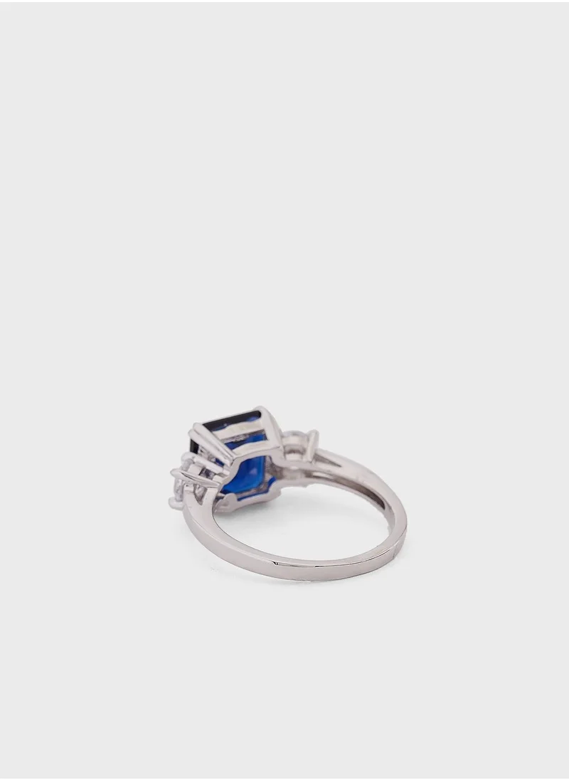 BUCKLEY LONDON Sapphire Cushion Meghan Ring