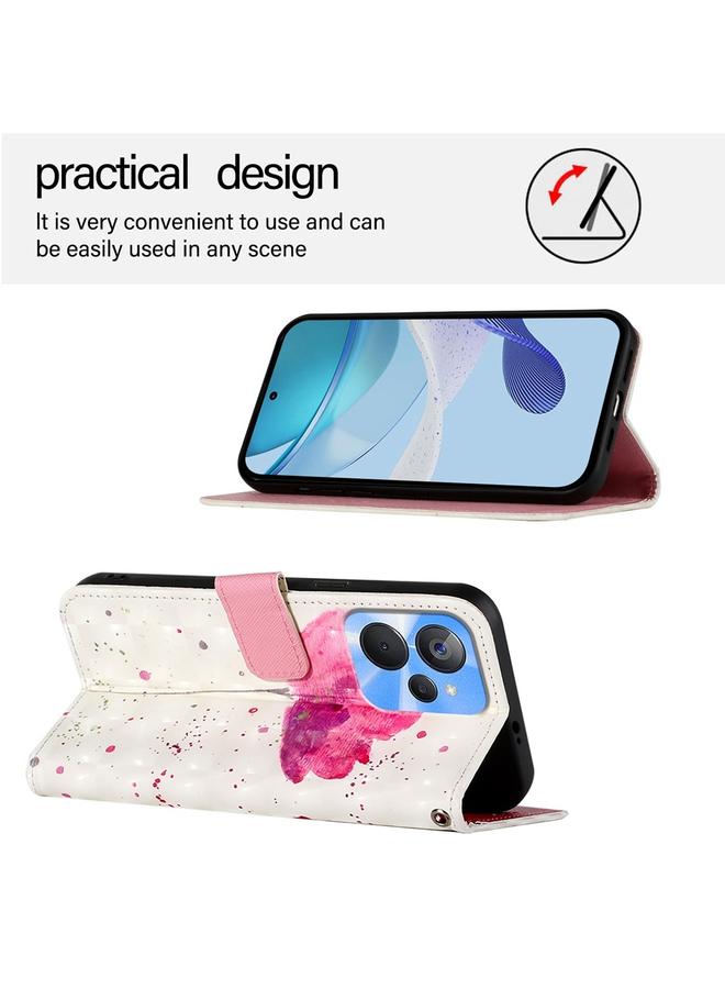 erorex Case For Realme 10T / 10s / 9i 5G India 3D Painting Horizontal Flip Leather Phone Case - Image 3