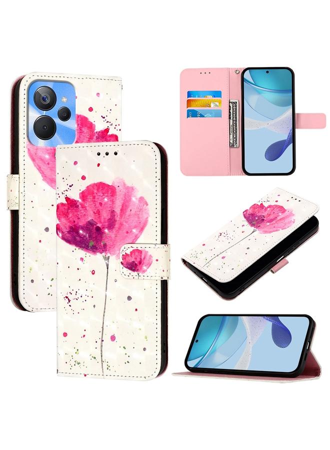 erorex Case For Realme 10T / 10s / 9i 5G India 3D Painting Horizontal Flip Leather Phone Case - Image 1