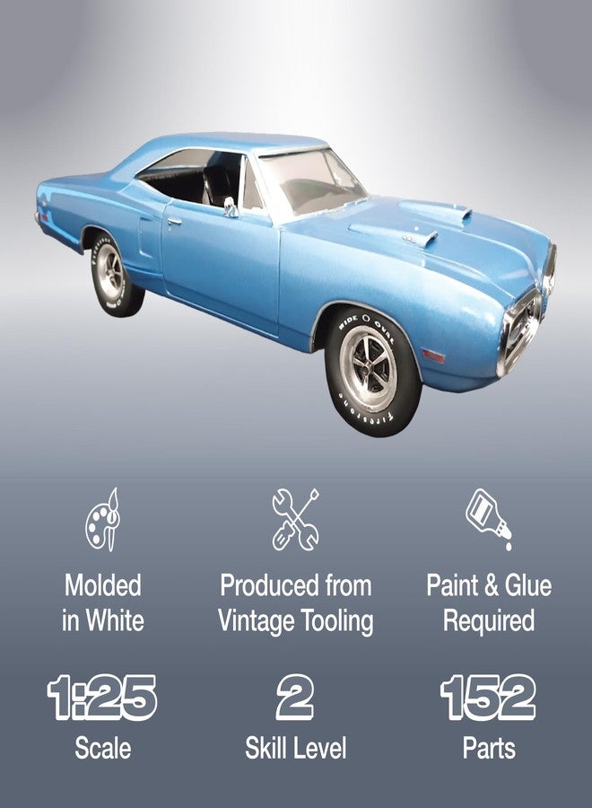 MPC 1970 Dodge Coronet Super Bee 1:25 Scale Model Kit - Image 3