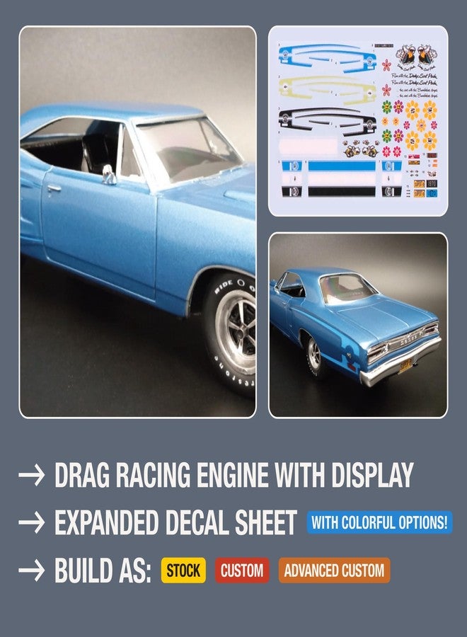 MPC 1970 Dodge Coronet Super Bee 1:25 Scale Model Kit - Image 4