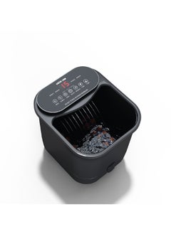GREEN LION Foot Bath Massager / 4 Level Models / Digital Display / 13L Water Capacity / UK Plug / Touch Control / 500W Rated Power / Bump Massage / Spring Surfing / Foot Roller Massage - Black  - Image 2