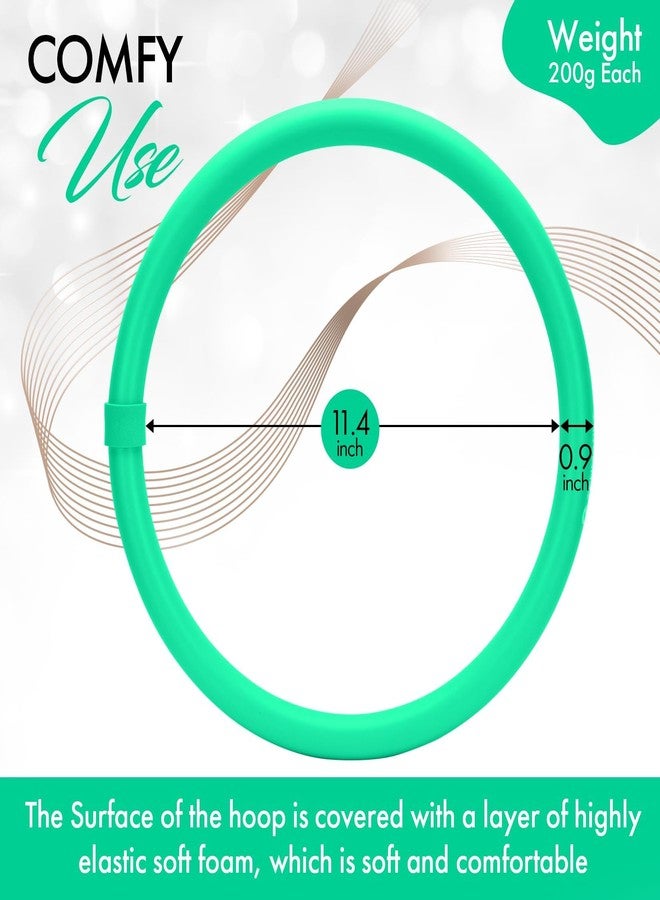 Zenmarkt Weighted Fitness Hoop for Arms - Mini Upper Body Exercise Tool to Strengthen Arms and Shoulders - Lightweight Design for Fun Home Workouts(Green) - Image 3