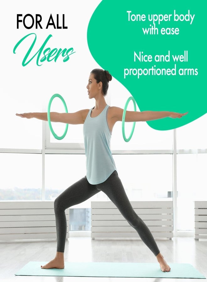 Zenmarkt Weighted Fitness Hoop for Arms - Mini Upper Body Exercise Tool to Strengthen Arms and Shoulders - Lightweight Design for Fun Home Workouts(Green) - Image 5