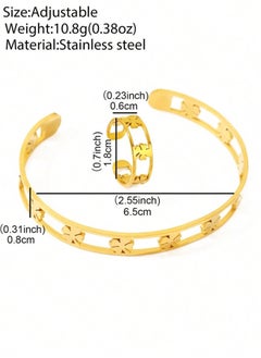 Gold Plated Stainless Steel Bracelet And Ring Set - pzsku/ZD3BF8022C314F3534BE8Z/45/_/1730758610/8c0ccd83-19e0-41ec-b3d0-4ce51b3faff8