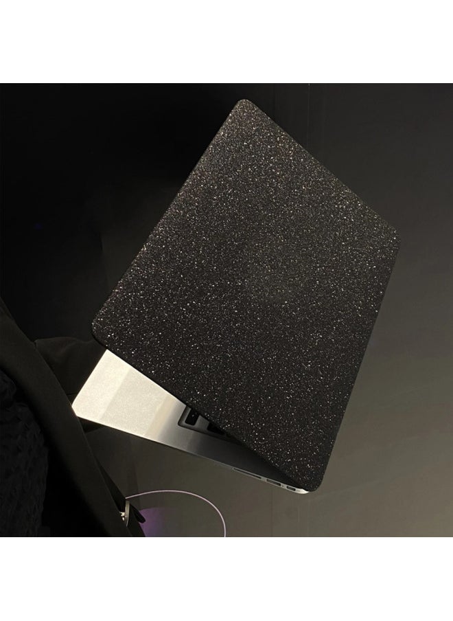 For Macbook Pro Apple Laptop Protective Case Air13/15/16 Inch Protective Case PU Leather Case-Color:AH1139-4001U Black-Applicable Model:(Hollow) Retina12(A1534)