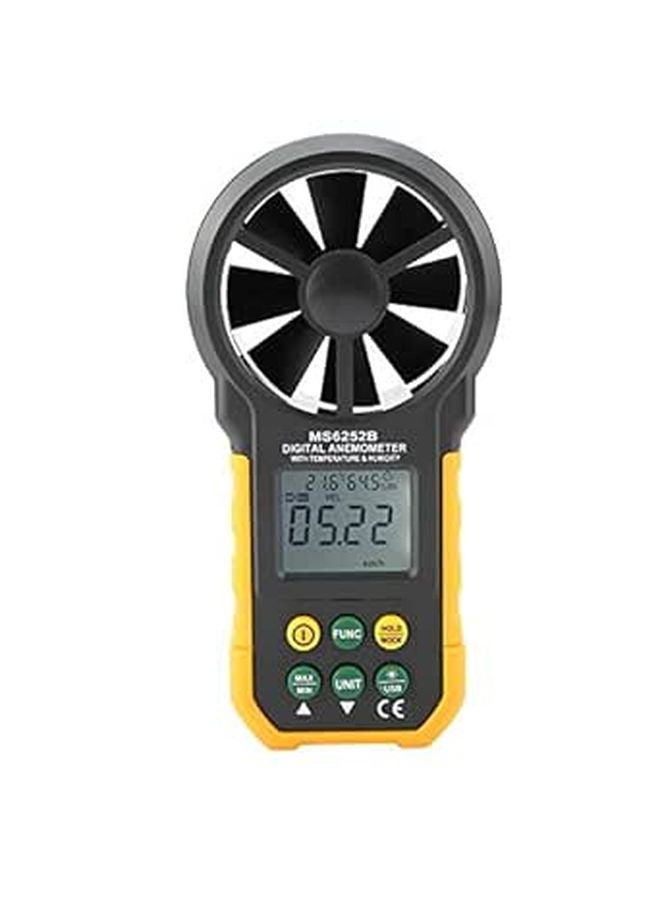 Digital Wind Speed Meter with Large LCD Backlight Measures Temperature Humidity PM6252B - Image 1