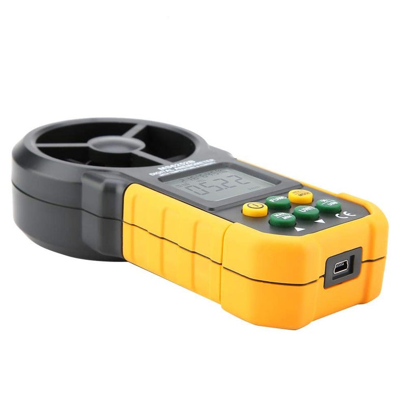 Digital Wind Speed Meter with Large LCD Backlight Measures Temperature Humidity PM6252B - Image 5