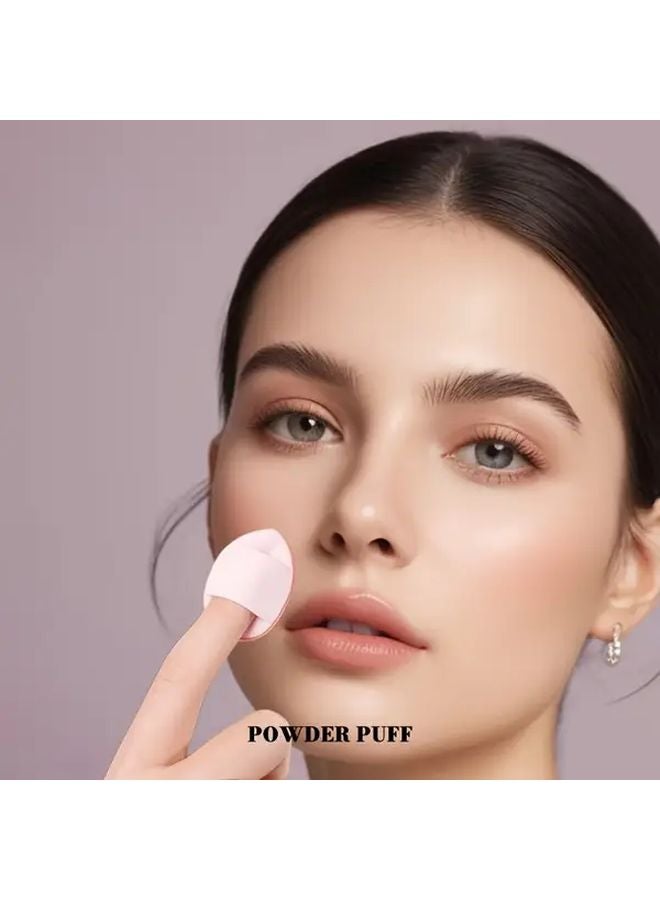 إسفنجة صغيرة لإخفاء عيوب البشرة للاستخدام المزدوج الرطب والجاف - أداة مرنة للتطبيق - Image 3