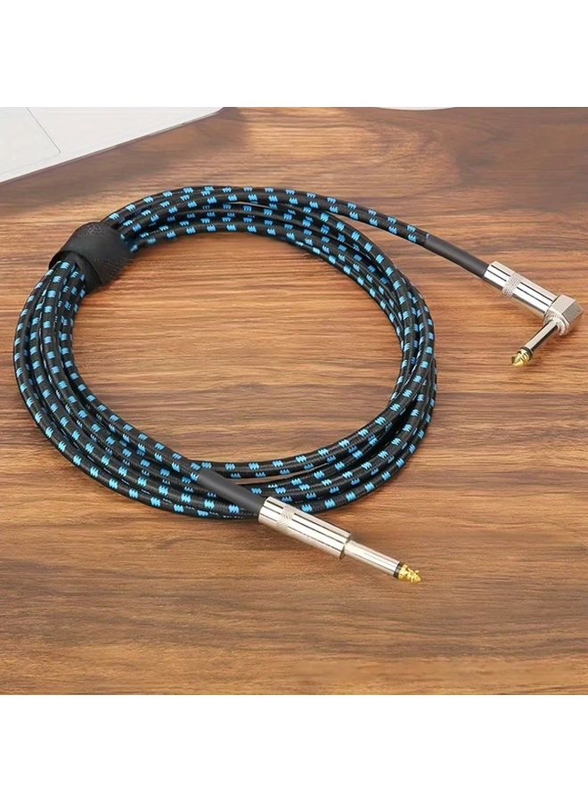 Professional Guitar Instrument Cable 78 74inch High Fidelity Noise Reduction Durable Straight Plug - Image 5