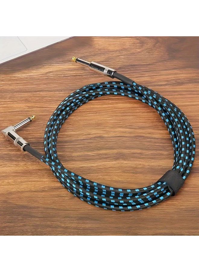 Professional Guitar Instrument Cable 78 74inch High Fidelity Noise Reduction Durable Straight Plug - Image 4