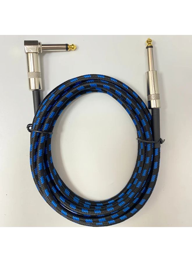 Professional Guitar Instrument Cable 78 74inch High Fidelity Noise Reduction Durable Straight Plug - Image 3