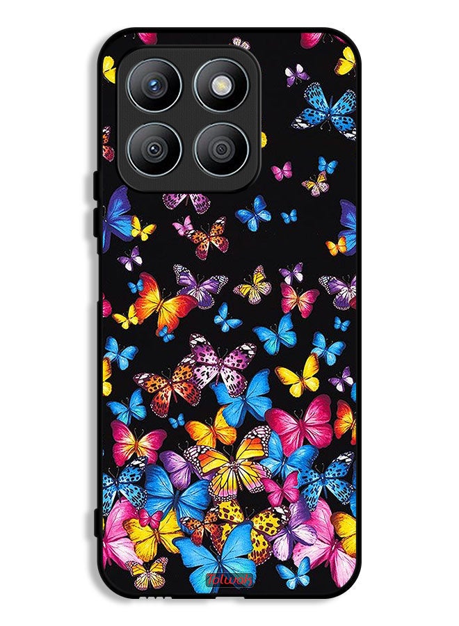 Tolwak Honor X8b Protective Case Cover Colorful Butterflies - Image 1