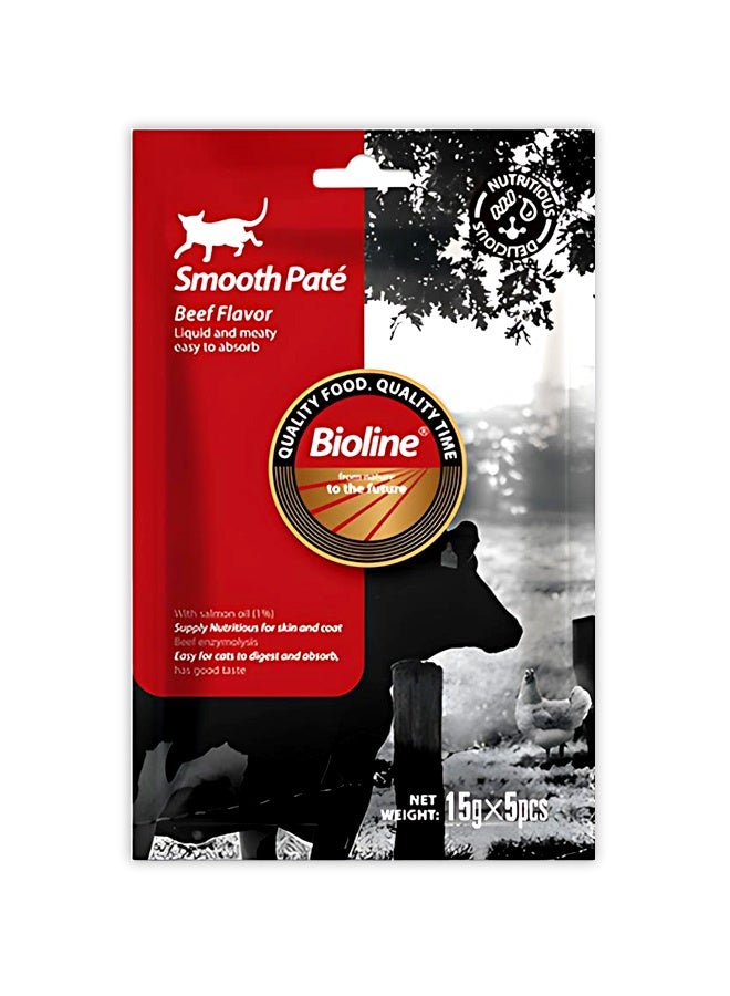 Bioline Natural Feast Smooth Pate-Beef Flavor - 75G - Image 1
