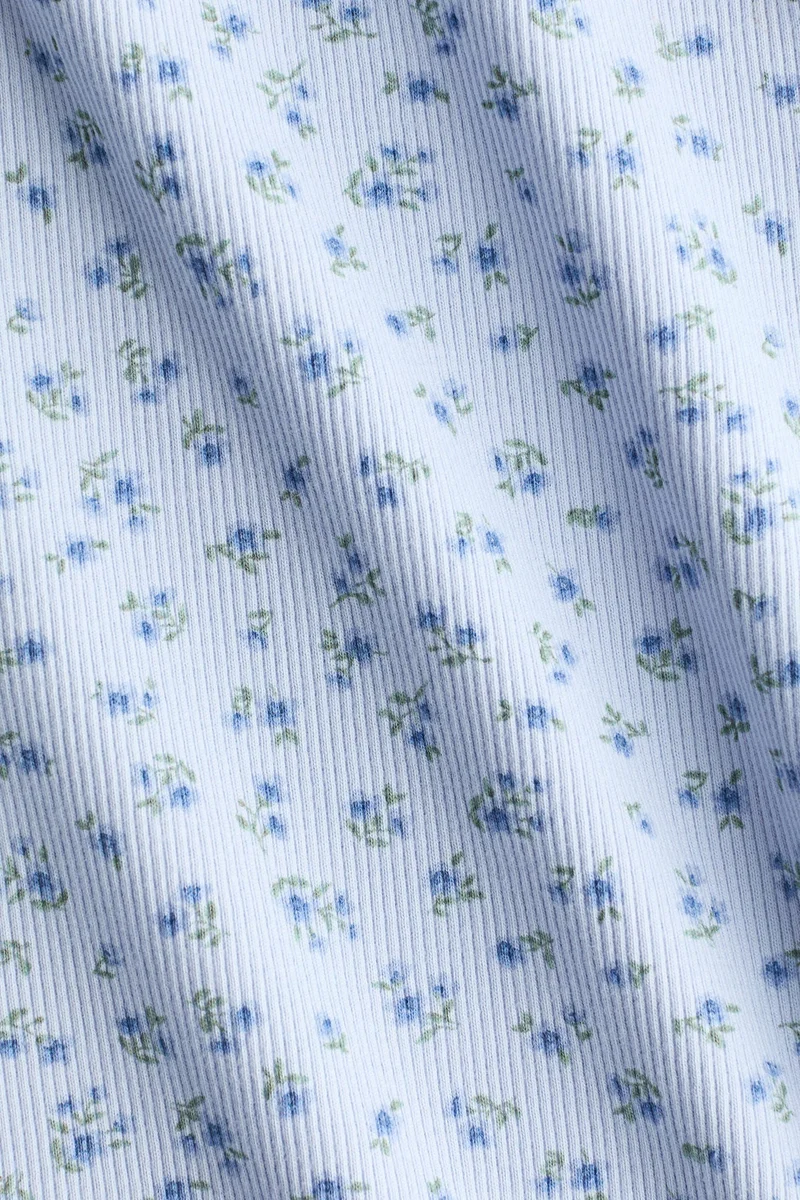 H&M Ribbed jersey top