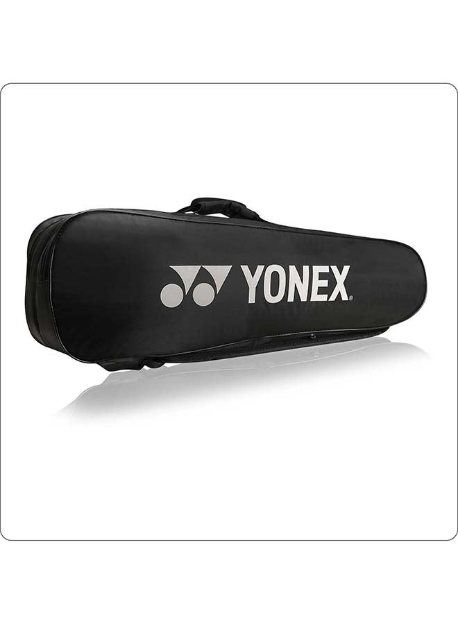 يونيكس حقيبة يونيكس الأنيقة لمعدات تنس الريشة - حقيبة رياضية تتسع لـ 6 مضارب، مزودة بجيب رئيسي مزدوج السحاب، وجيب لتخزين الملابس، وجيب جانبي، وأحزمة ظهر قابلة للتعديل. - Image 1